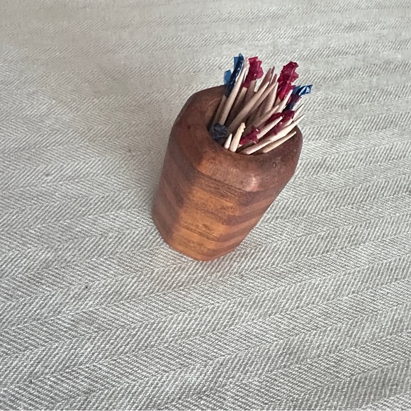 Other - Wooden handmade toothpick holder